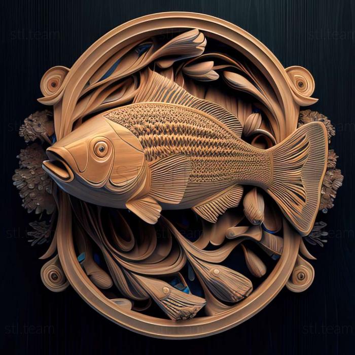 3D модель Рыба-мезонавт (STL)
